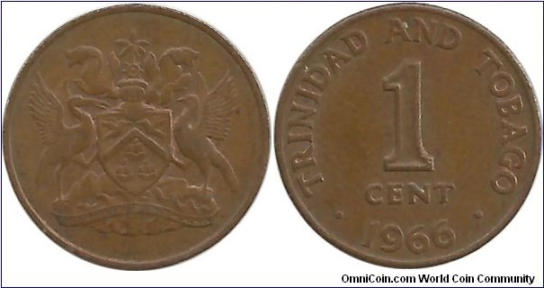 Trinidat&Tobago 1 Cent 1966