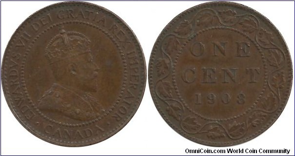 Canada 1 Cent 1908