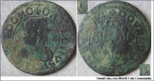 double tournois of gaston of orleans 1635 possibly L mintmark