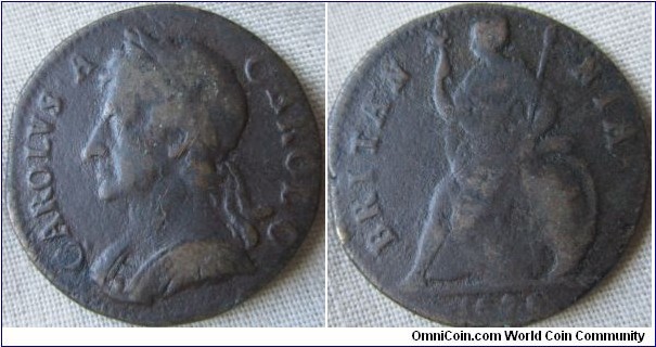 a AF grade 1789 farthing, harder to get in theis grade and a rarer date