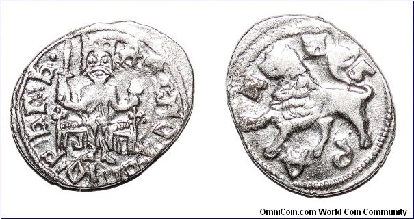 SERBIA (DESPOTATE)~AR Aspra 1427-1456 AD. Under Despot: Djuradj Brankovic. Mint: Novo Brdo. *VERY RARE*