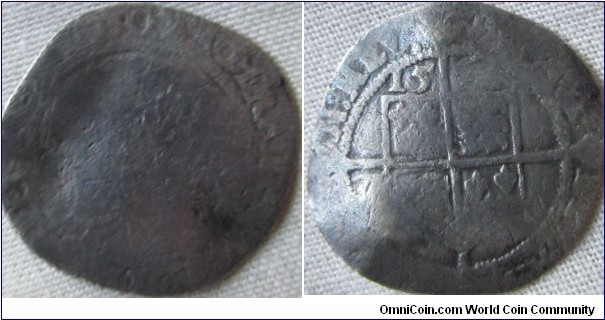 Elizabeth I threepence, dated either in the 1560's