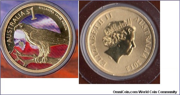 $1 
Celebrating Australia 
Wedge Tailed Eagle Willandra Lakes Region 
World Heritage Site 