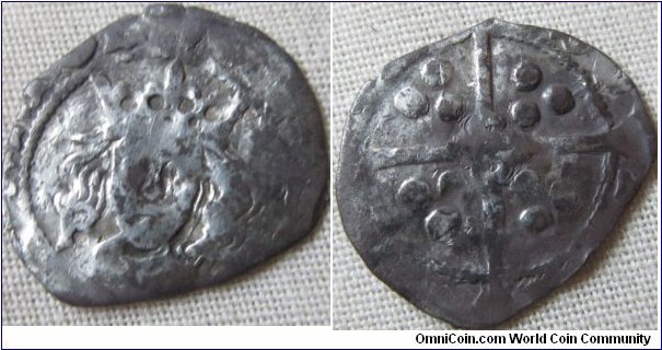 Edward IV penny, Bishop Booth, Durham mint, from between 1462-4