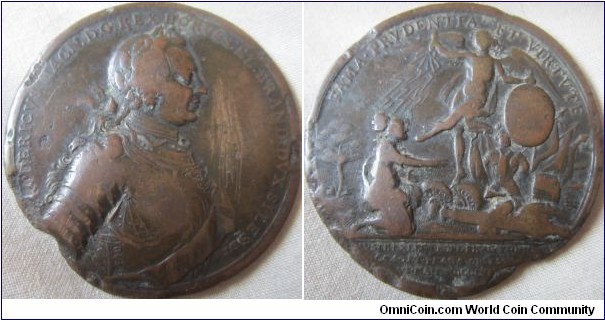 1757 battle of prague medal, very low grade but scarce