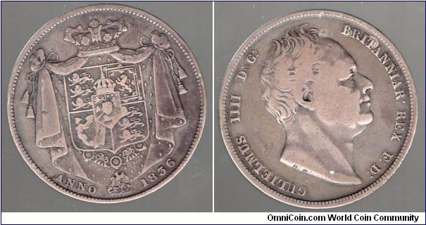 William IV Half Crown