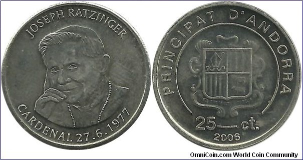 Andorra 25 Centims 2006