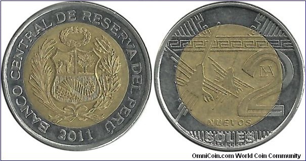 Peru 2 Nuevos Soles 2011