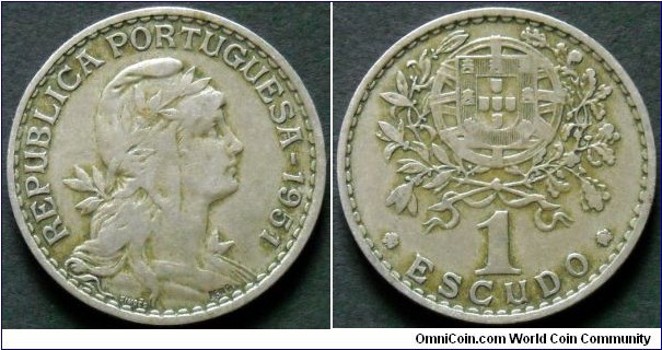 Portugal 1 escudo.
1951