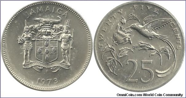 Jamaica 25 Cent 1973 (FM)