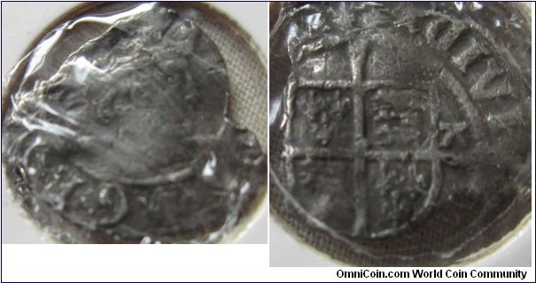 Henry VIII halfgroat second coinage (526-44) Archbishop Warham, canterbury mint