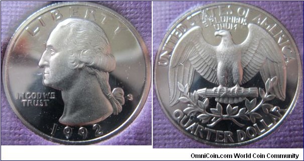 1992 S quarter