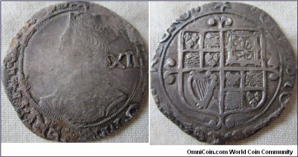 Charles II shilling Star mintmark 1640-41