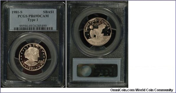 1981S Type 1 SBA Dollar