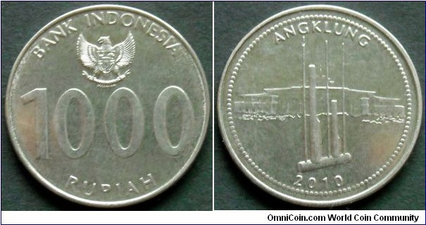 Indonesia 1000 rupiah.
2010