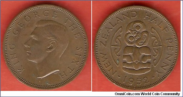 Half penny 1952 / bronze