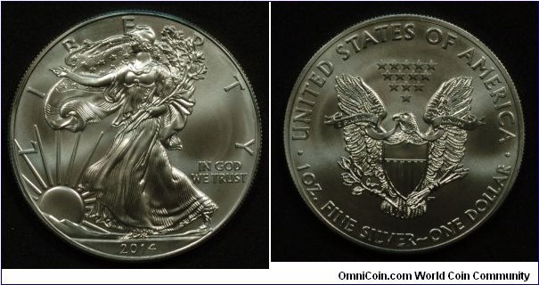 2014 American Silver Eagle Dollar