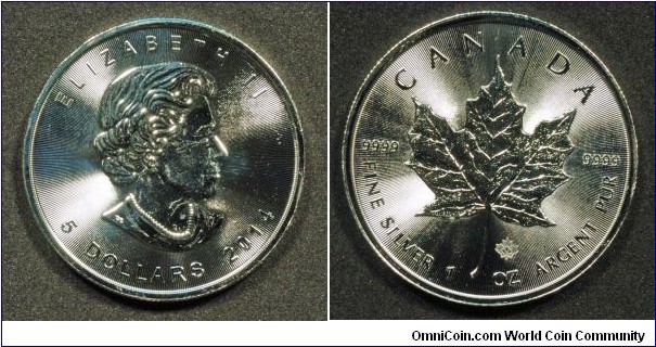 2014 Maple Leaf 1 oz 