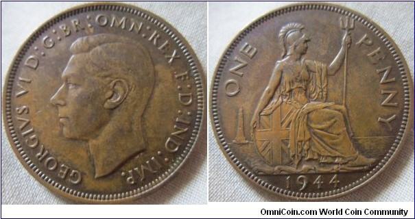1944 penny aEF