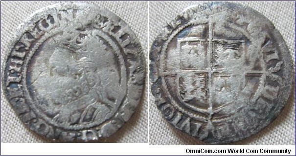 Halfgroat, decent enough grade with Cornet mintmark so 1567-70