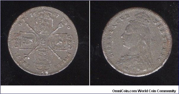 Imitation of a Late Victorian 
Two shilling coin 
LGHR Lauers Make Counter
