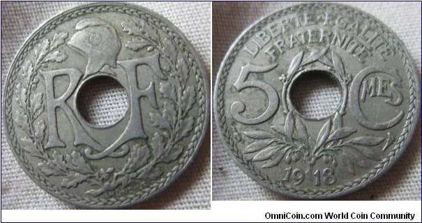 1918 5 centimes