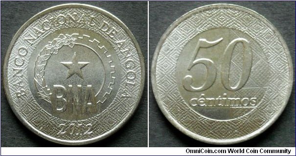 Angola 50 centimos.
2012
