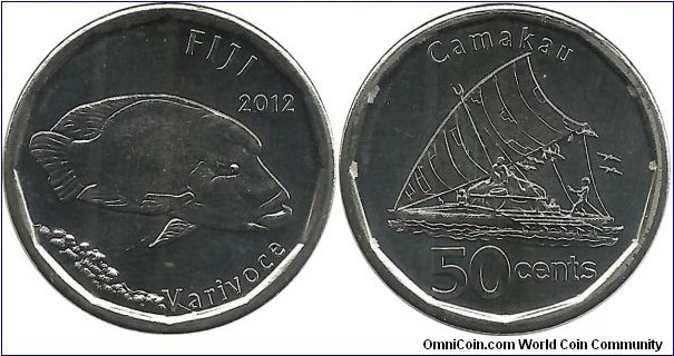 Fiji 50 Cents 2012