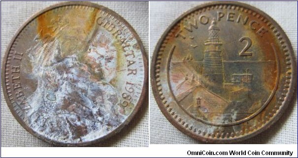 1989 Gibraltar 2P some corrosion damage