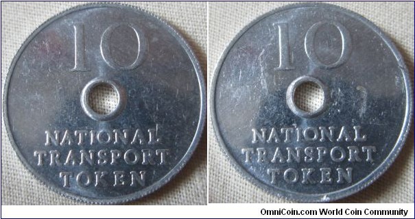 undated british transport 10p token