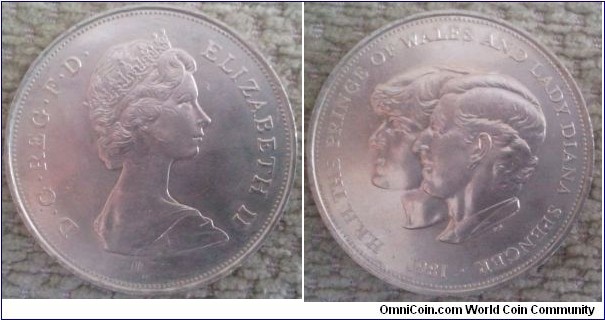Charles and Diana commemorative crown