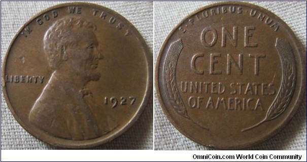1927 VF cent