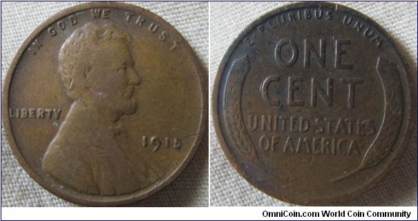 fair grade 1915 cent