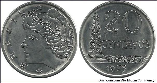 Brasil 20 Centavos 1975