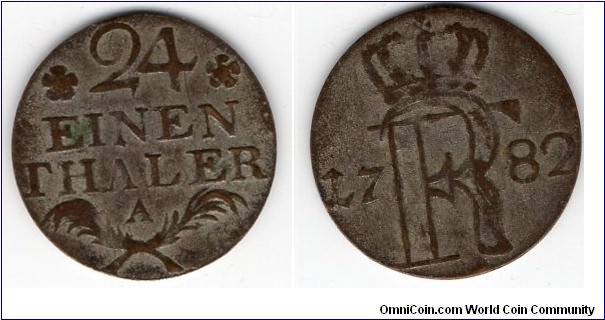 Prussia 
1/24th of a Thaler