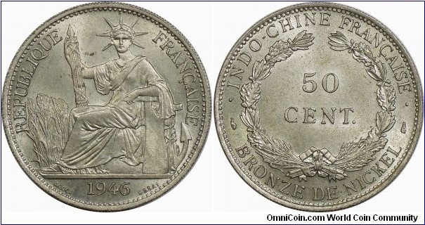 Essai 50 Cent. PCGS SP64.