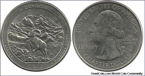 USA Quarter Dollar 2012D-Denaji