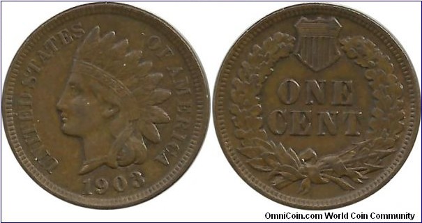USA One Cent 1903