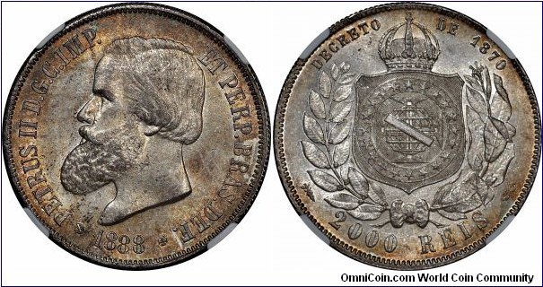2000 Reis. NGC MS64.