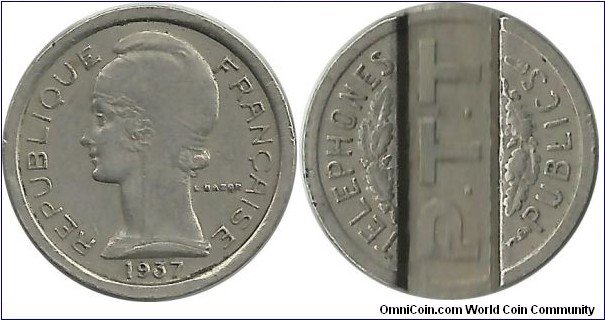 France Telephone Token 1937