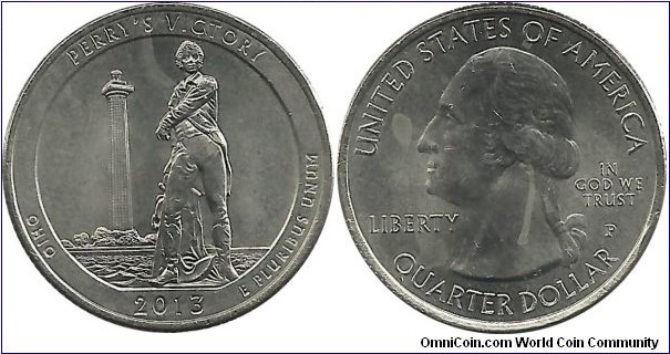 USA Quarter Dollar 2013P - Perry's Victory