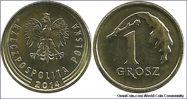 Poland 1 Grosz 2014