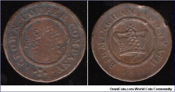 1d 
Crown copper co Birmingham & Neath