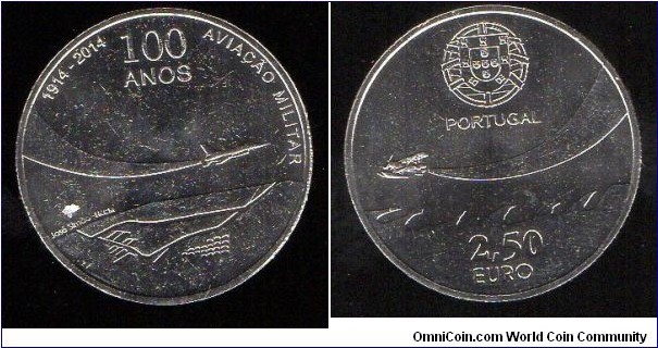 2.5 Euros 100th Anniversary of Military Aviation