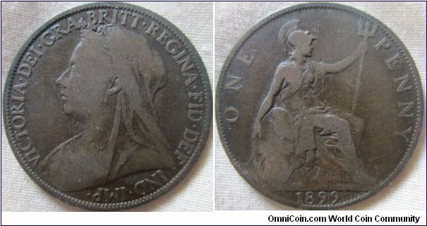 1899 penny, wider date