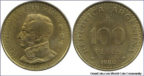 Argentina 100 Pesos 1980