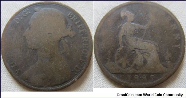 1889 penny normal width date