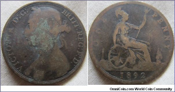 1892 penny, fair