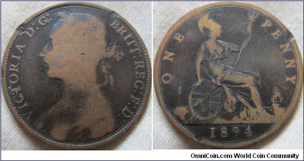 1894 penny, fair