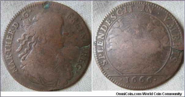 1666 Jeton, Maria Theresa